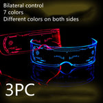 LED Luminous Costume Party Glasses