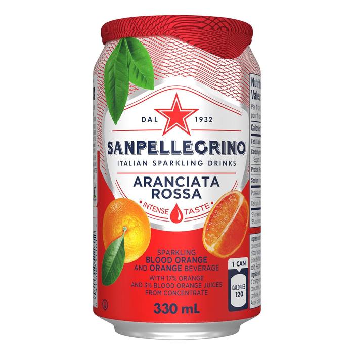 Sanpellegrino, Italian Sparkling Drinks, Aranciata Rossa, 330ml