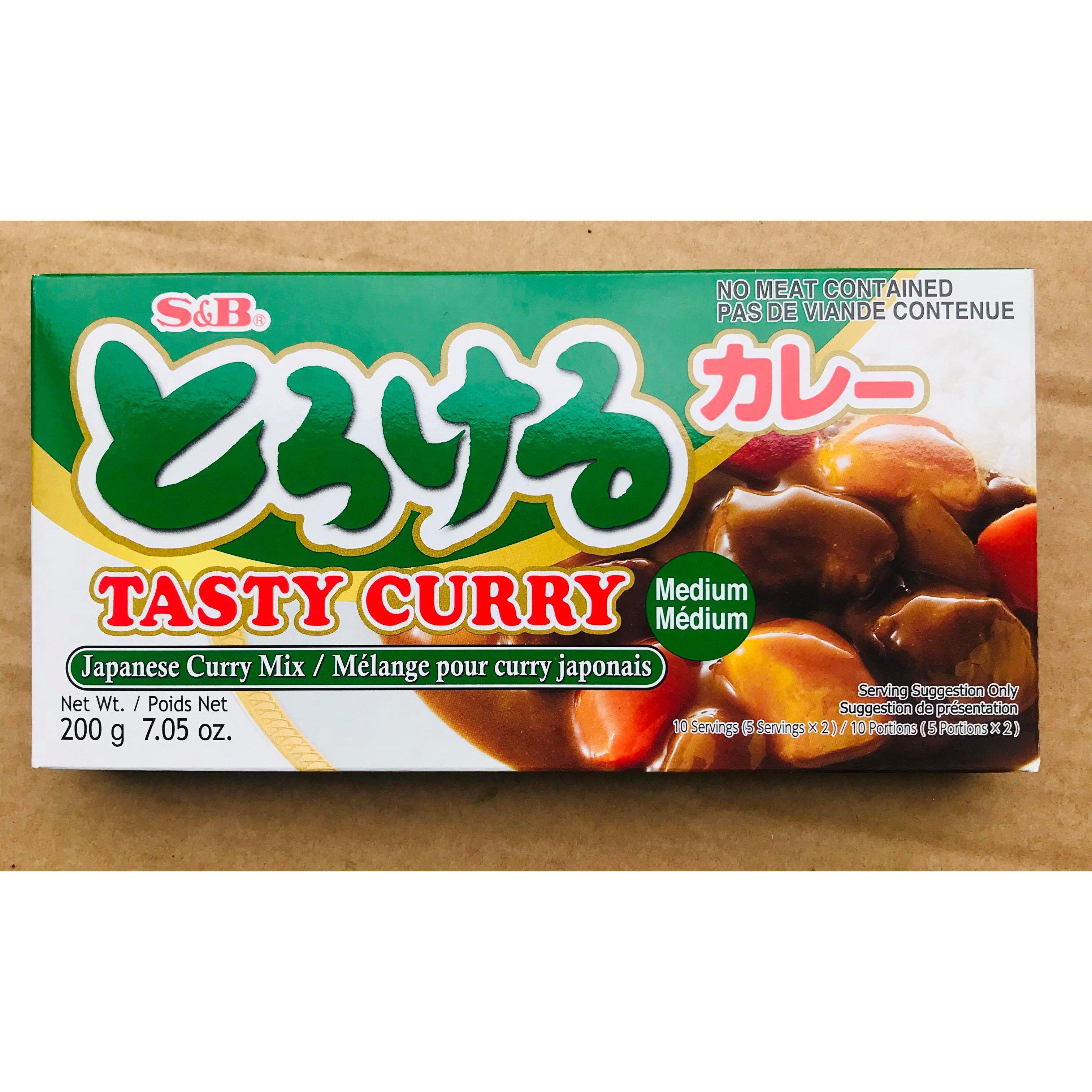 S&B Japanese Curry Mix--- Medium 200g