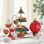 Snack Bowl Rack Christmas Tree Snack Rack