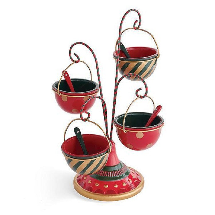 Snack Bowl Rack Christmas Tree Snack Rack