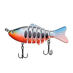 ANFS 1piece Fishing Lures Multi Jointed Swim bait Crank bait Slow Sinking  Bionic Artificial Bait Freshwater Saltwater Trout Bass Fishing Accessories
