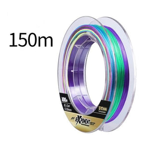 TAF 100m-1000m 8 Braided Fishing Line 0.8#-8.0# Multifilament PE Line  6-47kg White/Multicolor Super Strong Fishing Braided Wire Color: MULTI, Line  Number: No.1.5-0.205mm-10kg