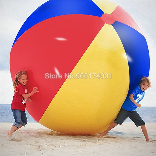JBSON Ballon de Plage, 4PCS Beach Ball 40 cm Gonflabl d'eau Gonflable  Amusant Piscine Balle pour Famille et Amis : : Jeux et Jouets
