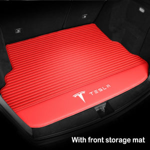 Car Trunk Mat Floor Mat Set Fully Surrounded Foot Pad Car Waterproof Non-Slip TPE XPE For Tesla Model 3 Model Y Model S Model X