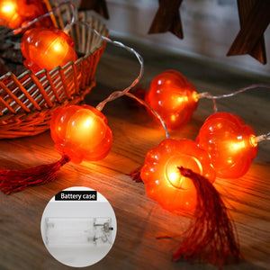 2022 Chinese New Year Lantern Decoration For Home, 10 LED Red Lantern